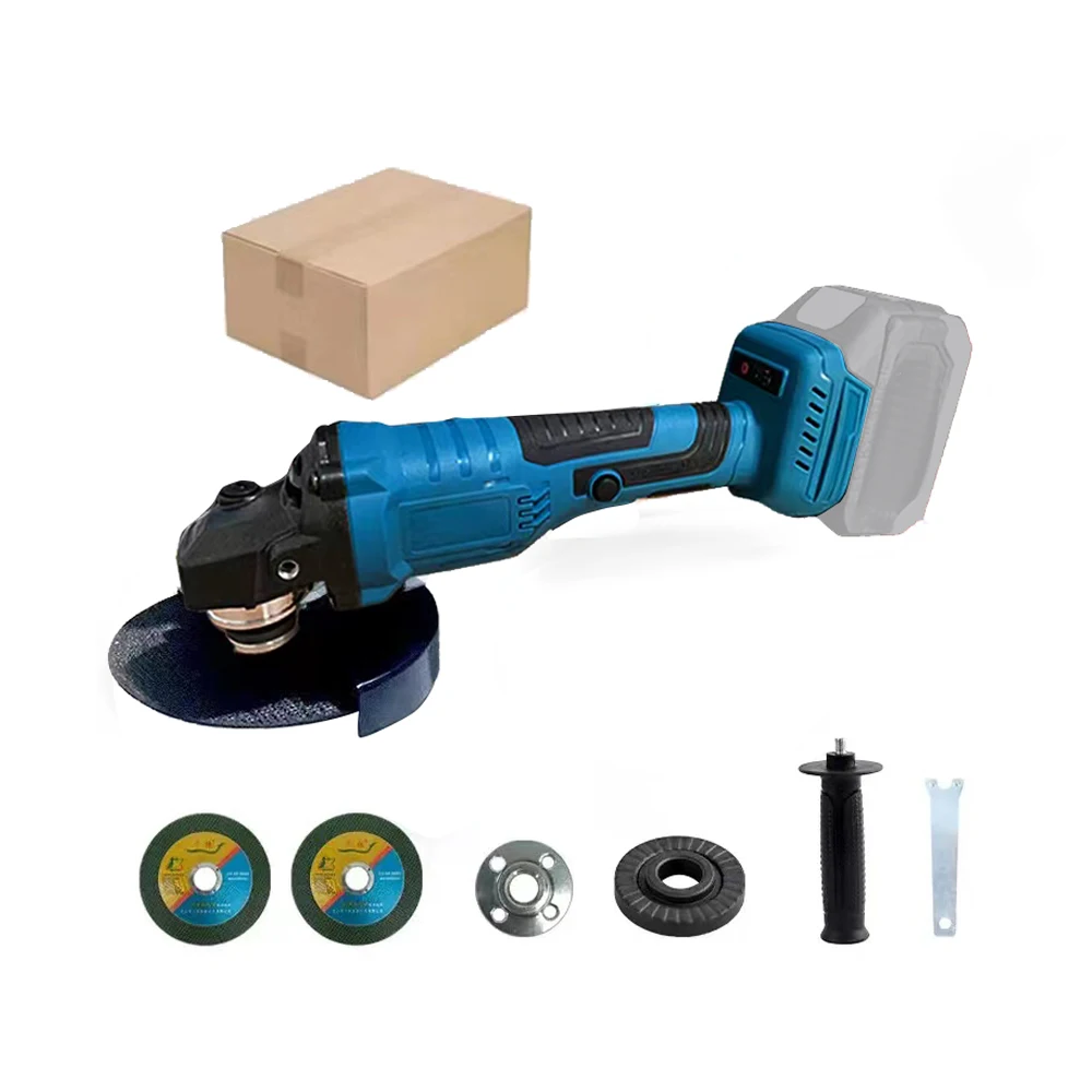 

100mm high-power Angle grinder Brushless Angle grinder knife cutting machine Tile wood polishing Mechanical tools for Makita 21v