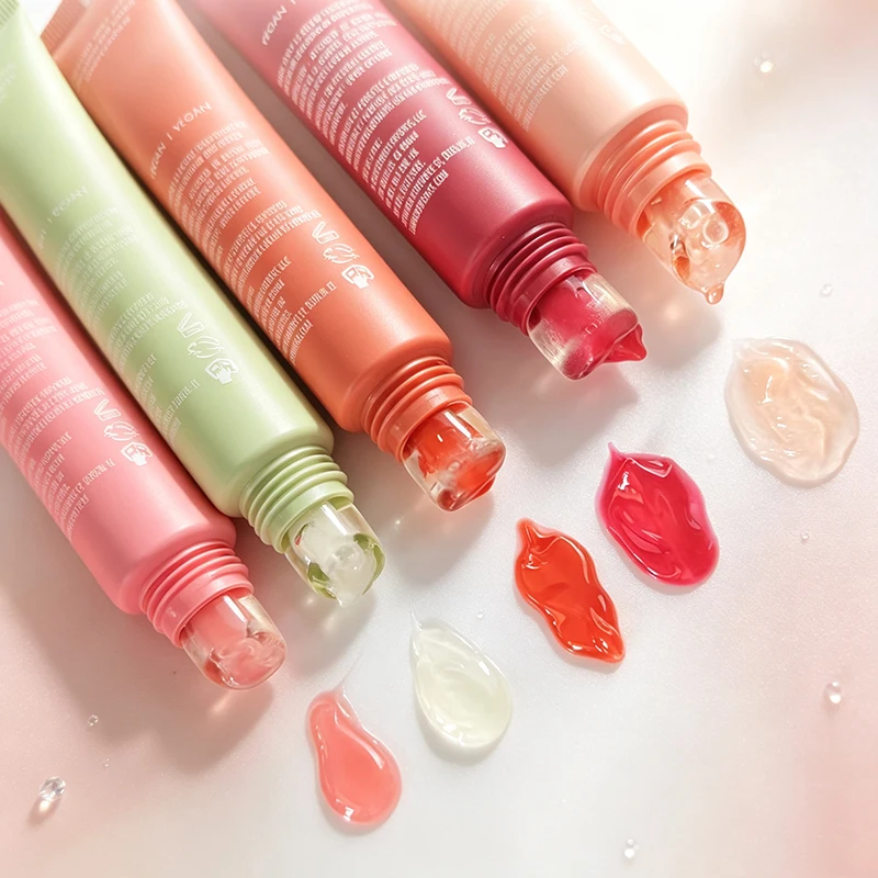 Hot Summer Limited Birthday Cake Lip Balm Moisturizing Transparent Lipstick Set Smooth Soft Tube Mirror Lip Gloss Makeup Product