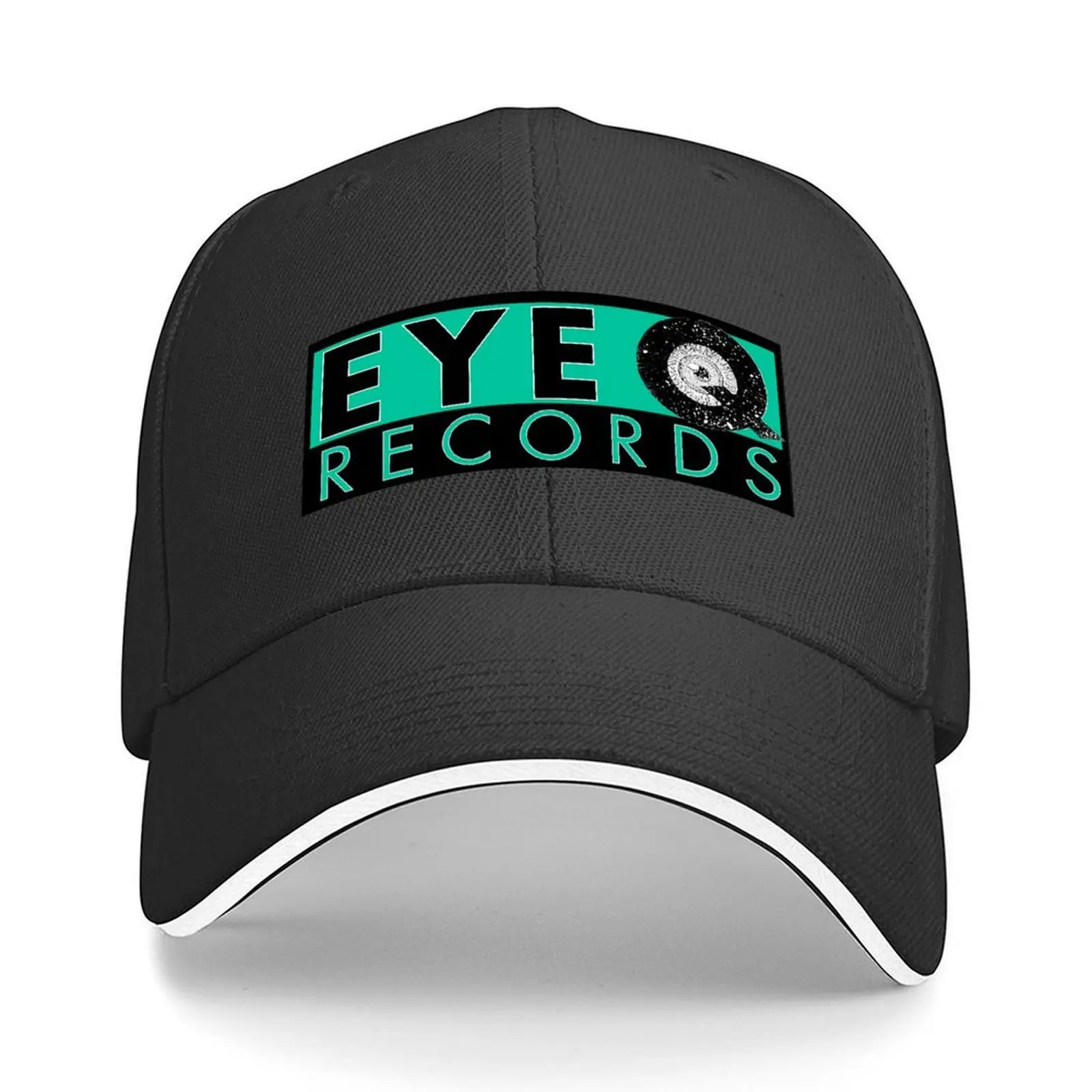 

Eye Q Records Green Baseball Cap Winter hat Christmas Hat Sun Hat For Children Hip Hop Baseball For Men Women's