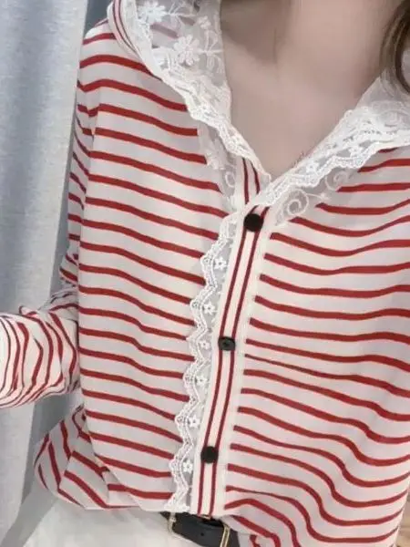 

Уникальная красивая полосатая толстовка с капюшоном для женщин, модная повседневная свободная модель из полиэстера с длинными рукавами, дышащая, нелиняющая, для весны и осени