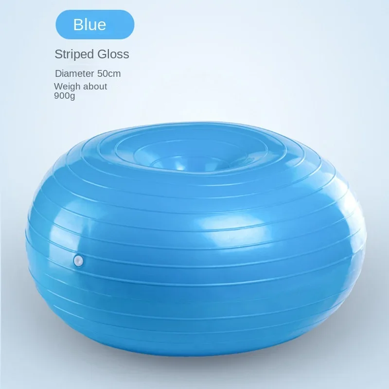 Donut Yoga Ball Explosion Proof Fitness Ball Pregnant Women Postpartum Pilates Core Training Balance Ball