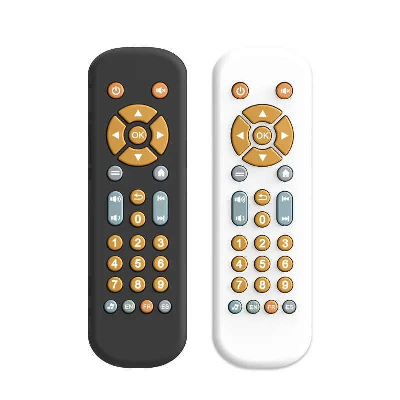 2024 Infant Simulation TV Remote Control Toy with Music and Light Musical Baby Toy Sensory Remote Kid Baby Toys for 1-3 Year Old