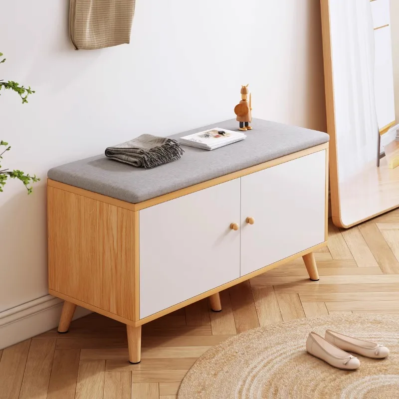 

Shoe change stool household entrance entrance modern storage integrated bench simple shoe stool can be seated at home
