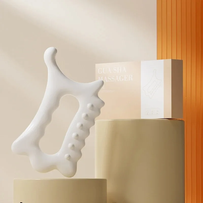 

1pc Facial Lifting & Acupoint Massage Tool, Body Sculpting Meridian Brush for Eye Area, Non-Ceramic Gua Sha Scraper Stick