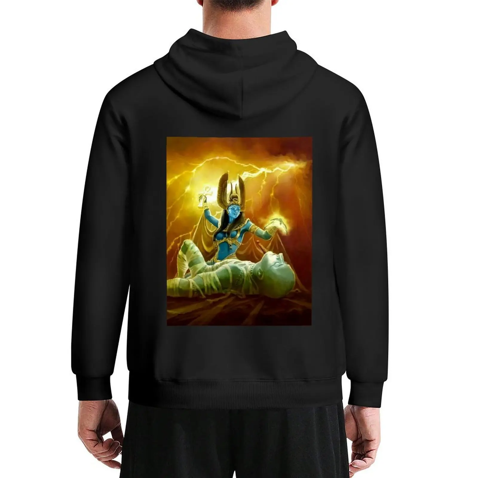 

Isis resurrecting Osiris from Death Hoodie fashion men japanese style men's sweat-shirt set new hoodies and sweatshirts