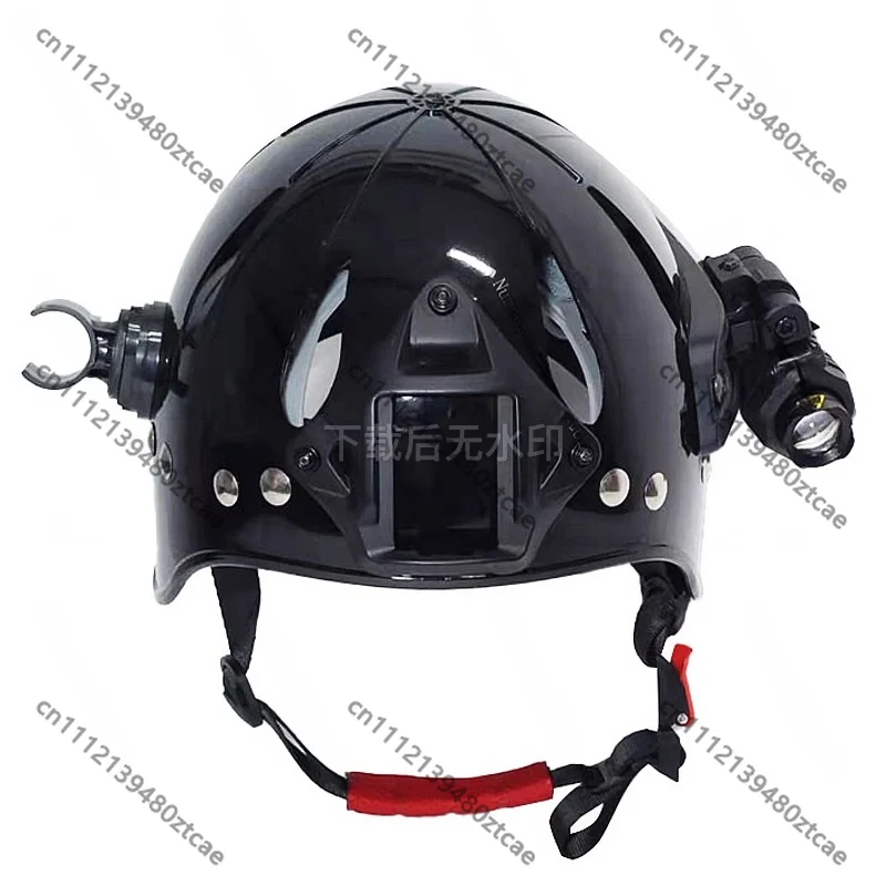 Diving Helmet Thick Impact Resistant Seawater Corrosion Proof Water Rescue Safety Helmet For Fire Emergency Diving