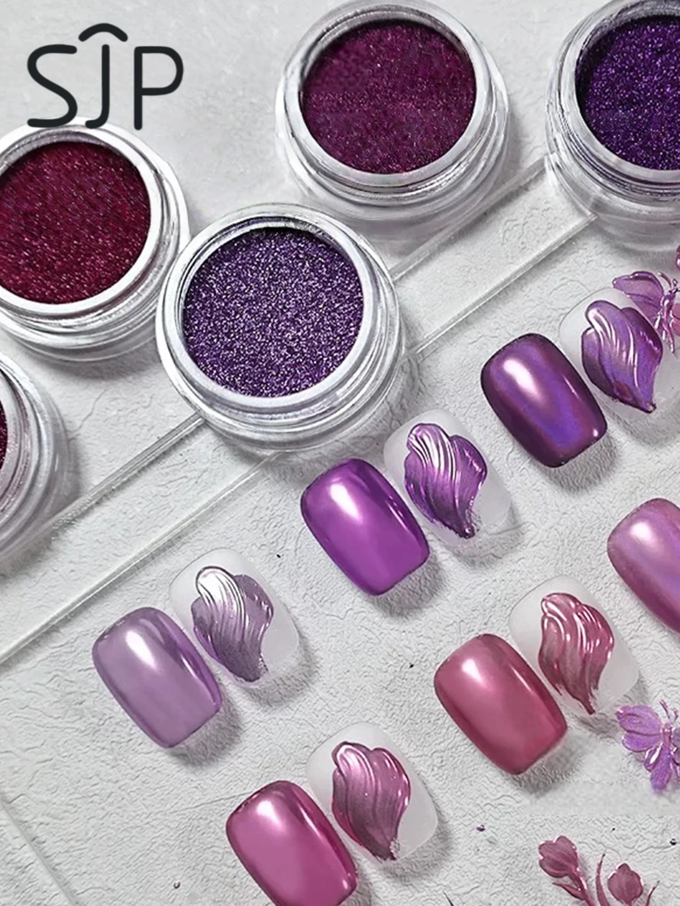 6-piece Electric Purple Series - Resin Glitter Pack review and price