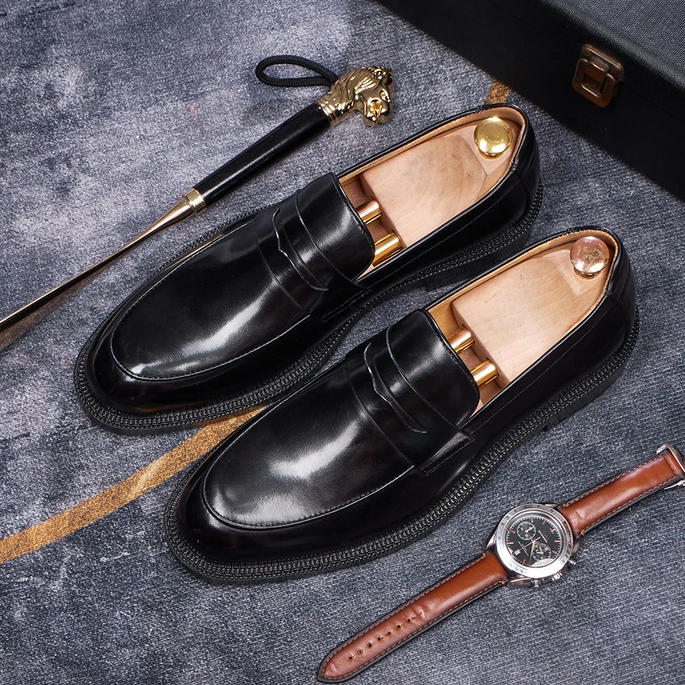 Men's Handmade Genuine Leather - огляд і ціна Men Shoes Eu To Us Size