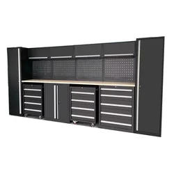 Factory Heavy Duty Steel Cabinets Modular Garage Storage Tool Box Workbench For Workshop Workplace Tool Cabinet