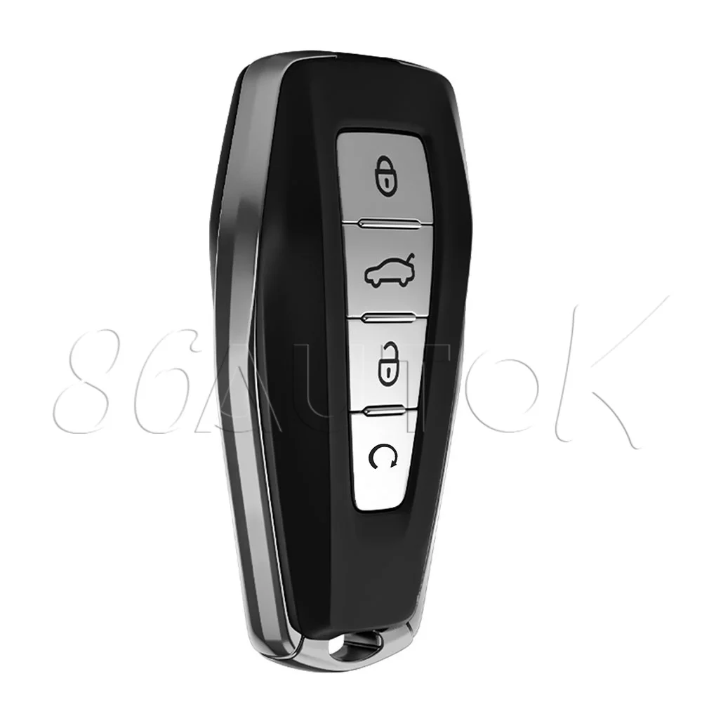 Keyless Auto Key Case Cover for Geely Azkarra Atlas Coolray Okavango Monjaro KX11 Emgrand X7 X3 S1 Auto Key Shell Remote Key
