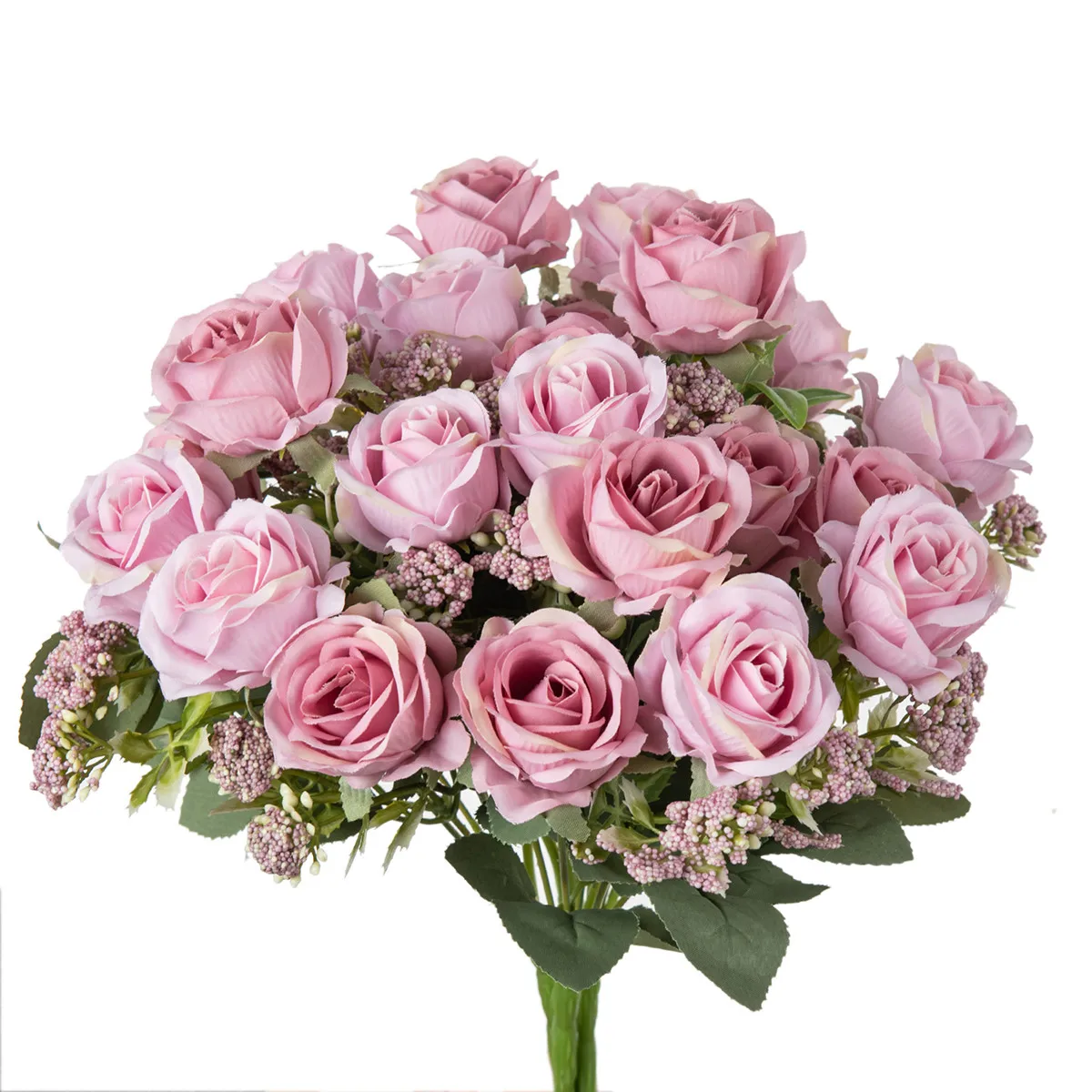 Künstliche Blumen Seidenrosenstrauß für Festivals, Garten, Zuhause, Tischvase, Hochzeit, Brautstrauß, Dekoration, DIY-Bühnenrequisite, Bestseller – Detail 6