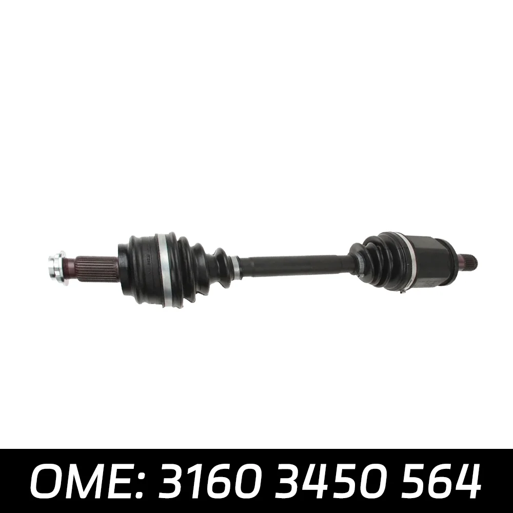 Eje de salida derecho R 2005 para BMW X3, E83, LCI 2010, 06, 07, 08, 09, 31603450564 Eje de transmisión delantero