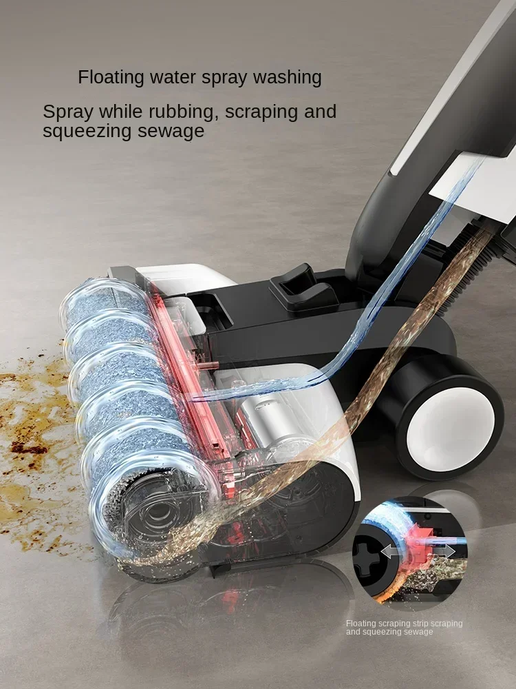 DEERMA P20Pro Wireless Smart Mop Floor Washing Machine Extended Edge Suction Mop for Household Large Suction Cleaning