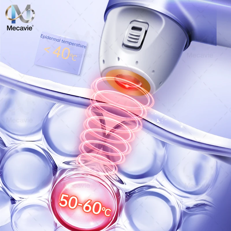 Ultrasound Beauty Gun Device Dual Probes Fractional RF & Import Head Collagen Boost Facial Anti‑Aging Skin Tightening CE Certifi