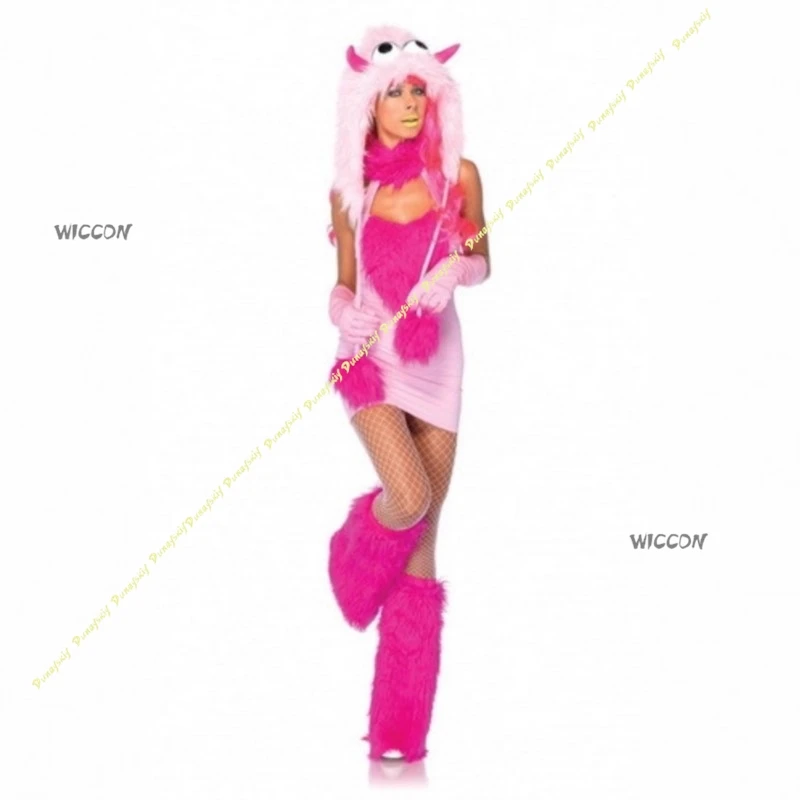 كبير سيئة الذئب القط تأثيري ازياء حزب البدلة فتاة مثير الشتاء المرحلة النساء النمر الراكون الثعلب عيد الميلاد الملبس هالوين موحدة