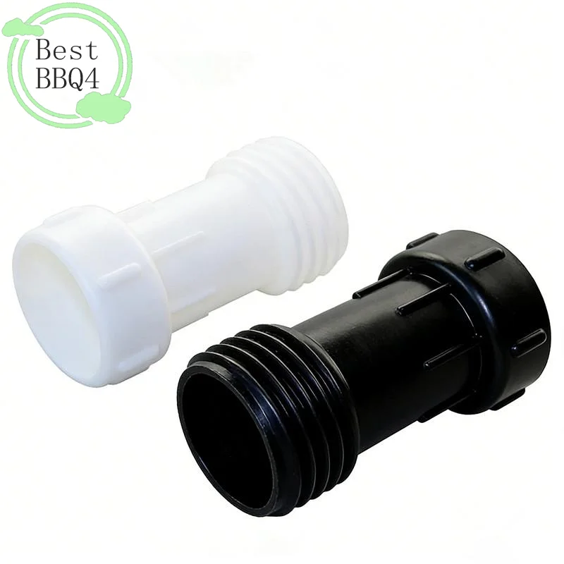 (BBQ4)S60 To S60 IBC Tank Adapter Extension 2-Inch Connector Adapter Fitting Garden Irrigation Water Tank Plastic Extension Hose