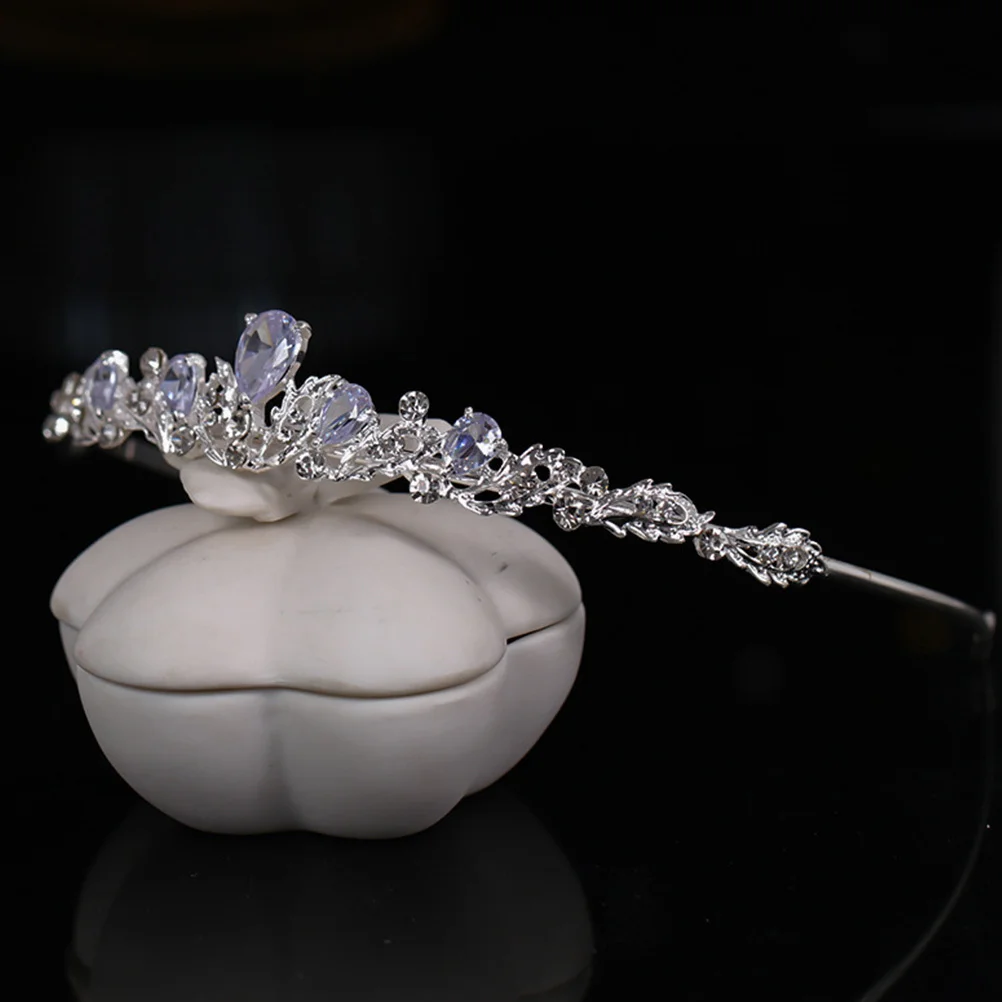 فلاش الماس تاج صغير الزفاف حجر الراين غطاء الرأس أنيقة الزفاف الشعر التبعي للعروس وصيفه الشرف الطرف الديكور