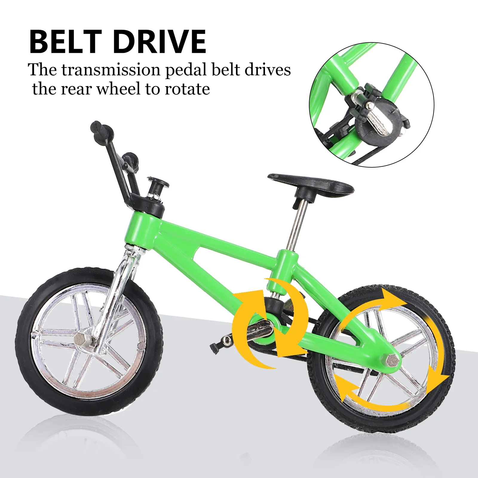 1 set 1 Set Alloy Bike Finger For Kids Birthday Gift Desktop Simulation Bike Play Finger Bicycles
