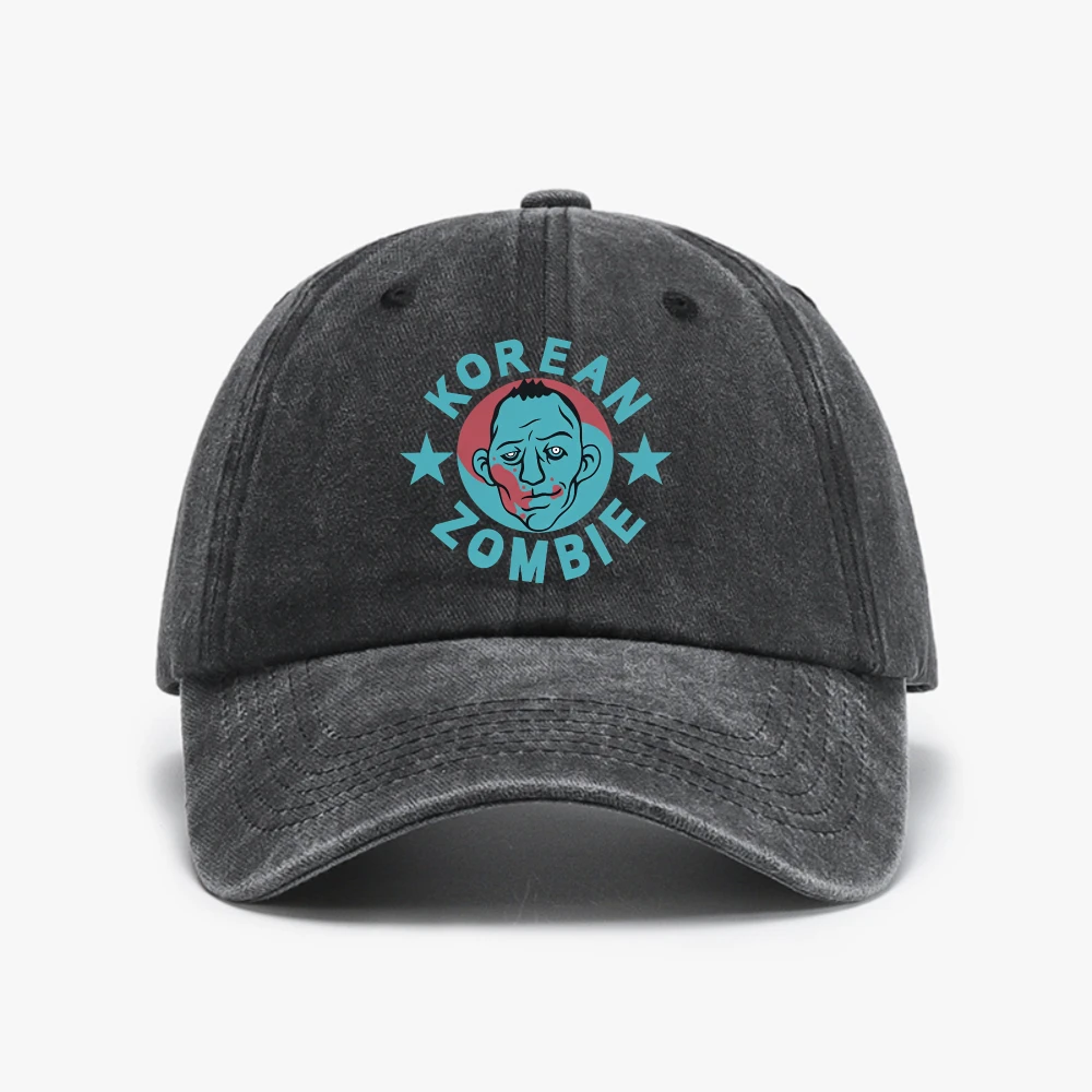 Korean Zombie Chan Sung Jung Print Baseball Cap for Men Stylish and Unique Design vintage Washed Versatile cowboy hat Golf