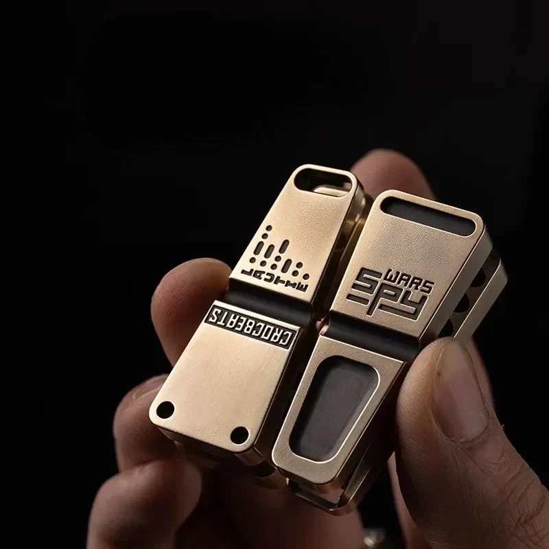 

Новинка 2021, серия LAUTIE EDC Spy, крокодиловый телеграфный зажим для взрослых, развлечения, декомпрессионный артефакт, магнитный стол T