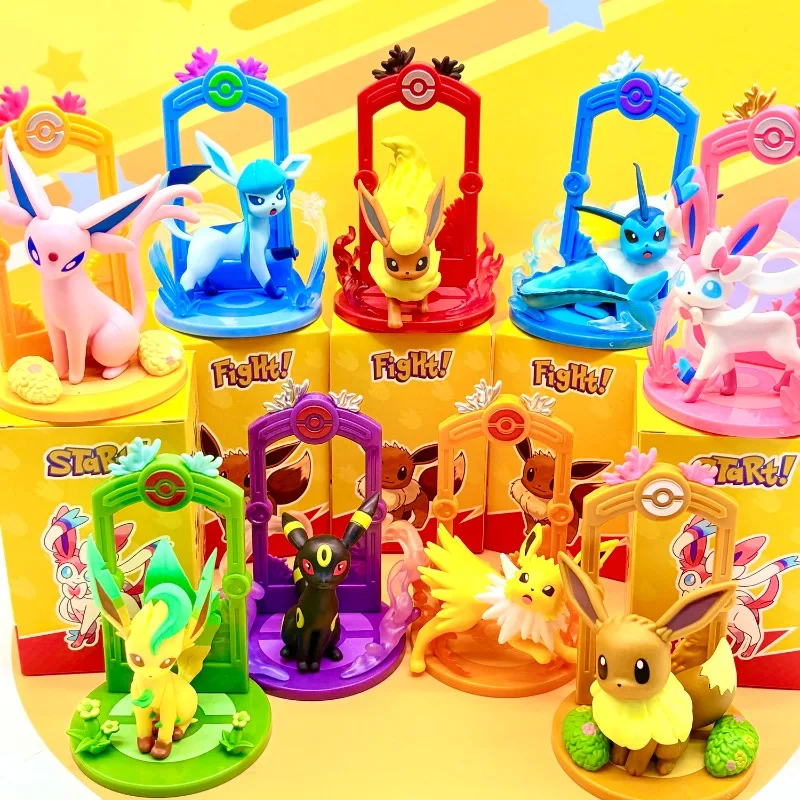 バンダイ スポットグッズ アニメ レッツゴー イブラヒモビッチ ブラインドボックス フィギュア エルフ ポケモン ポケモン フルセット 人形モデル 装飾品 誕生日ギフト
