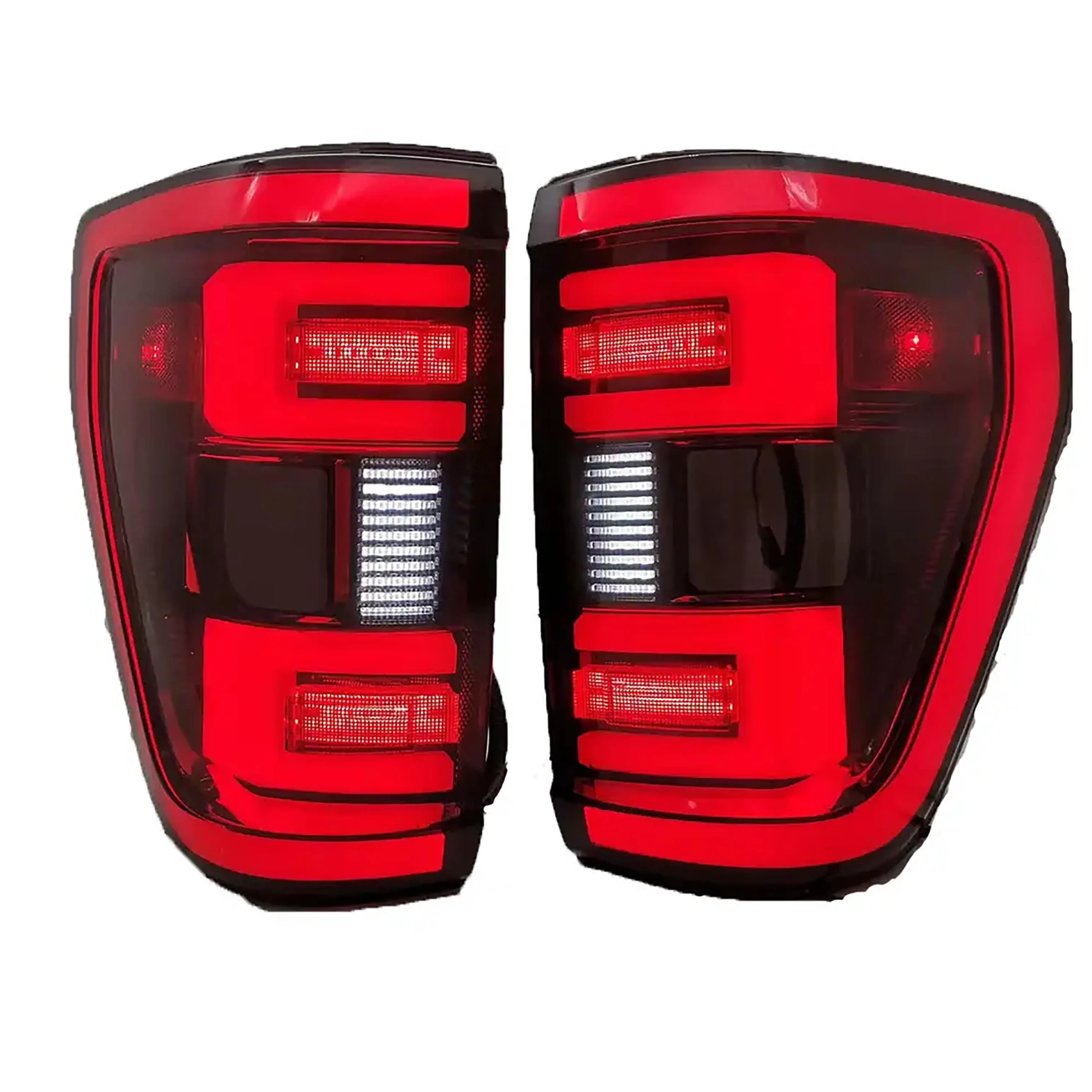 Car Rear Taillight Tail Lights Fit For Toyota F150 2021 2022 2023 Red Color Left/ Right LHD Rear Brake Reversing Lamp