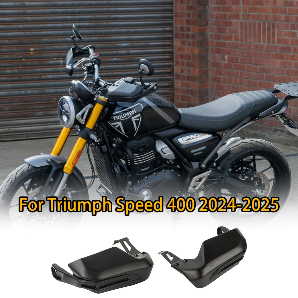 

For Triumph Speed 400 2024-2025 NEW Motorcycle Handguards Protector Matte Black Universal Fit for Universal Accessories