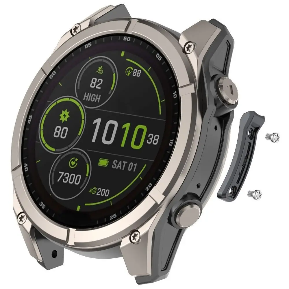 

Сменный бампер для часов, декоративная металлическая полоса для предотвращения столкновений 47/51 мм для Garmin Fenix 8/Tactix 8/Quatix 8/Fenix 8Pro