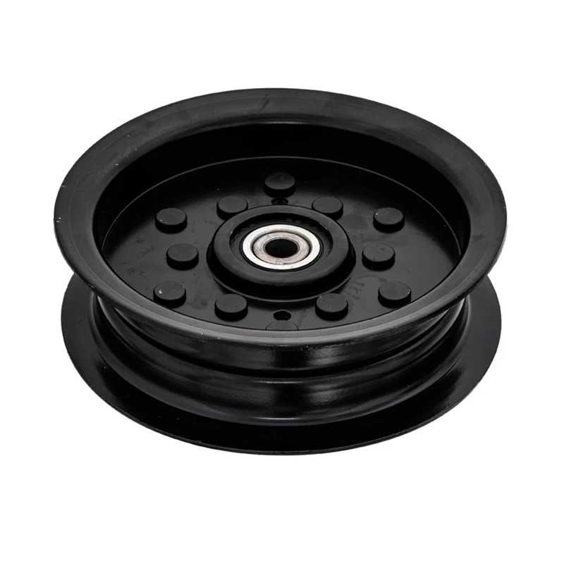 Mower Single Groove Pulley Part Flat Idler Pulley Mower Pulley Single Slot Replaces 196106 197379 532196106