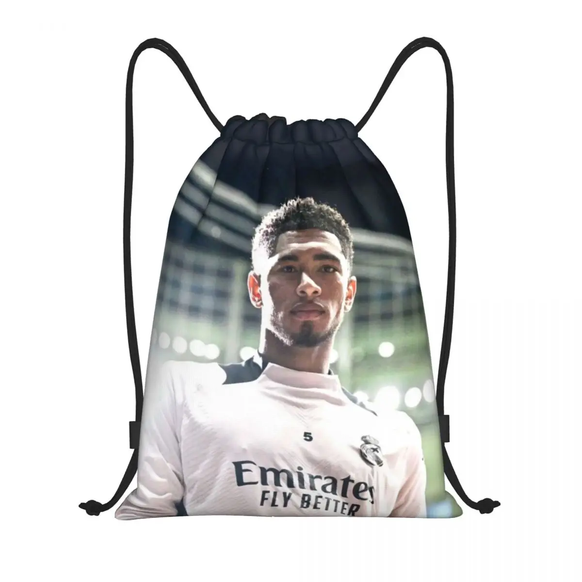 Custom JB-Jude Bellingham Drawstring Pocket Backpack Men Women Lightweight Gym Sports