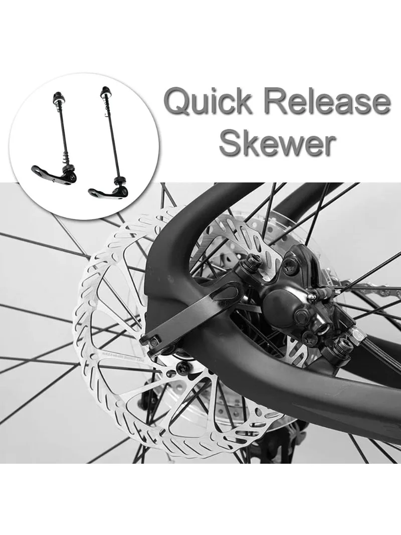 AliExpress NONE 1Pair Quick Release Skewer Front and Rear Wheel Hub Quick Release Skewer Set Clip Bolt Lever Axle Set for Road Mountain Bicycle