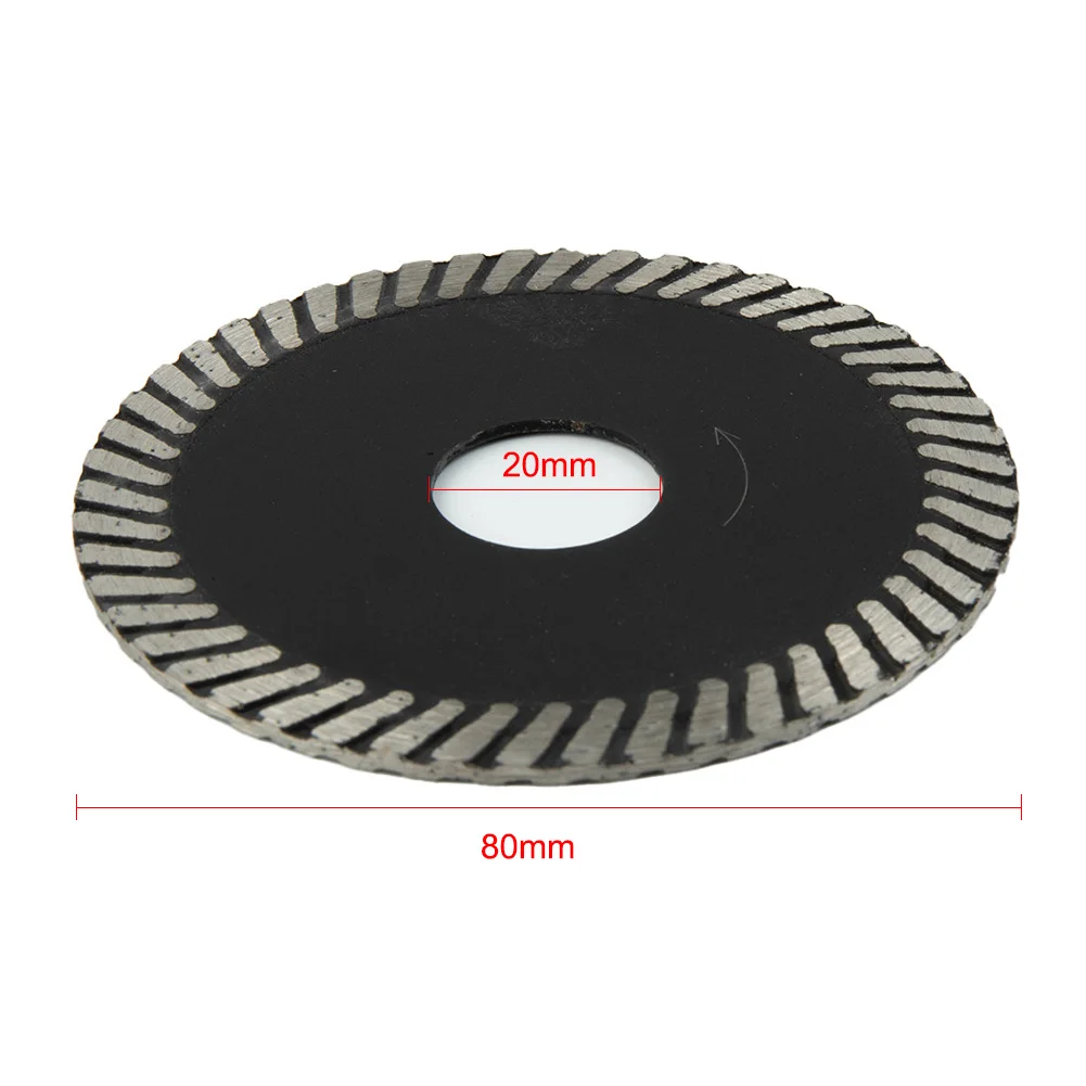 

1pc Diamond Hot Pressed Granite Concrete Turbo Blade 3inch Tile Saw Cutting Disc Circular Saw Blades Wood Cutters Carpentry Tool