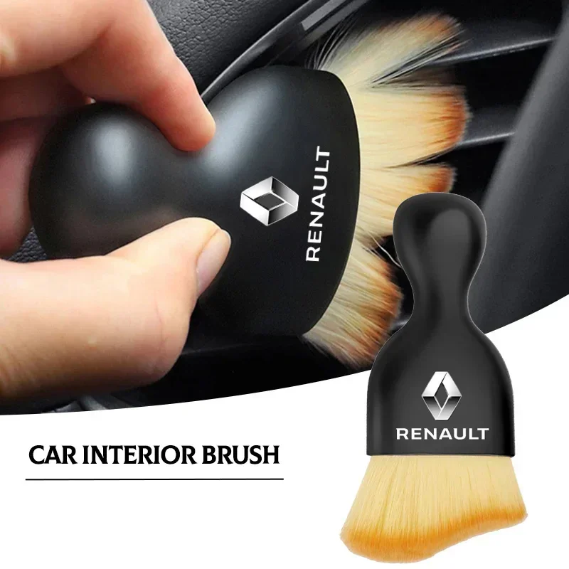 Car Air Conditioner CleaningBrush Car Air Outlet CreviceDust Removal Brushes For Renault Clio Laguna 2 Megane 2 3 Duster Logan