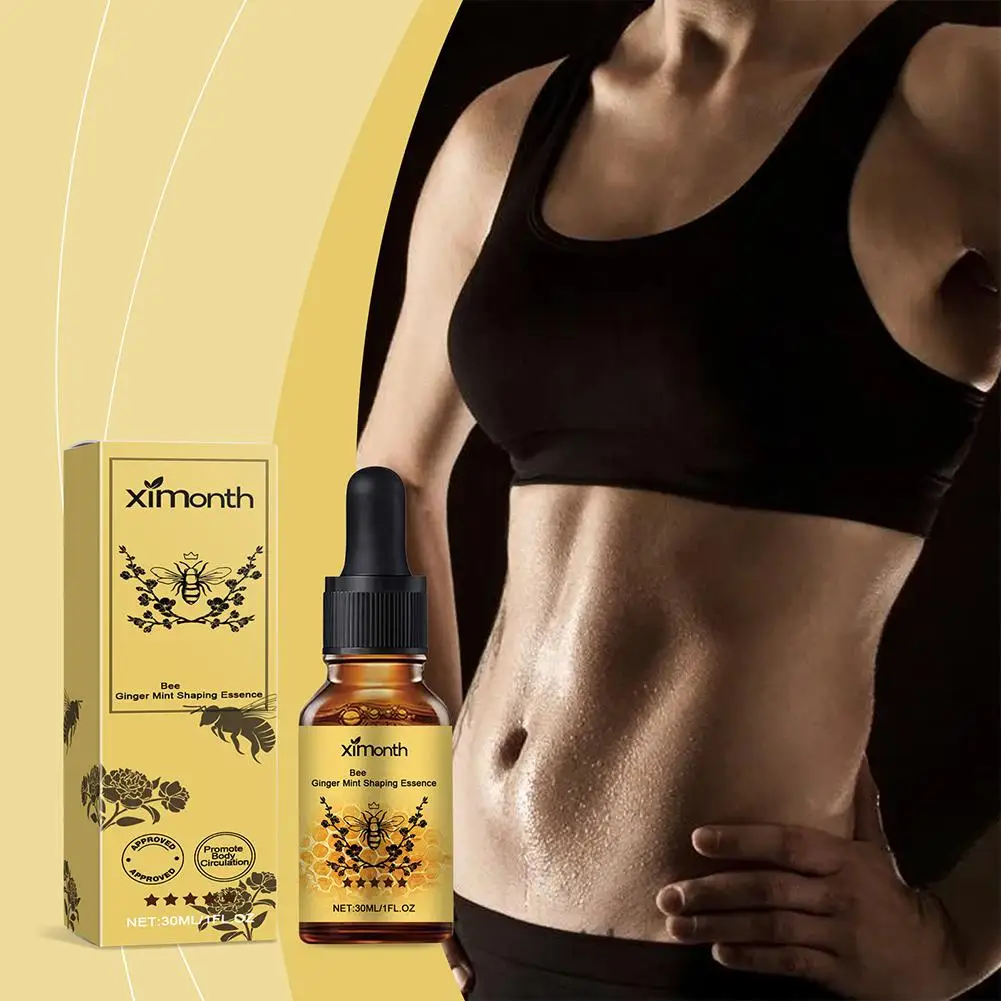 NEW High-end Fat Burning Oil Bee Essence Slimming Oil Body Shaping Oil Essential Tightening Shaping Curve And Care Serum Bo J4B4