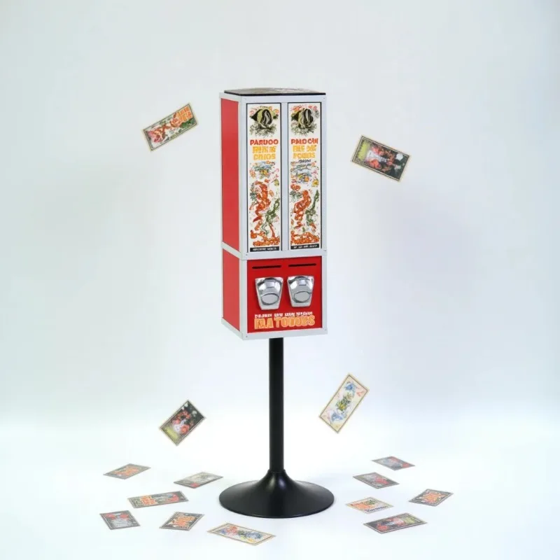 Hot Selling Sticker Tattoo Vending Machine Mini Toy Vending Machine Durable Card Dispenser for Amusement and Business