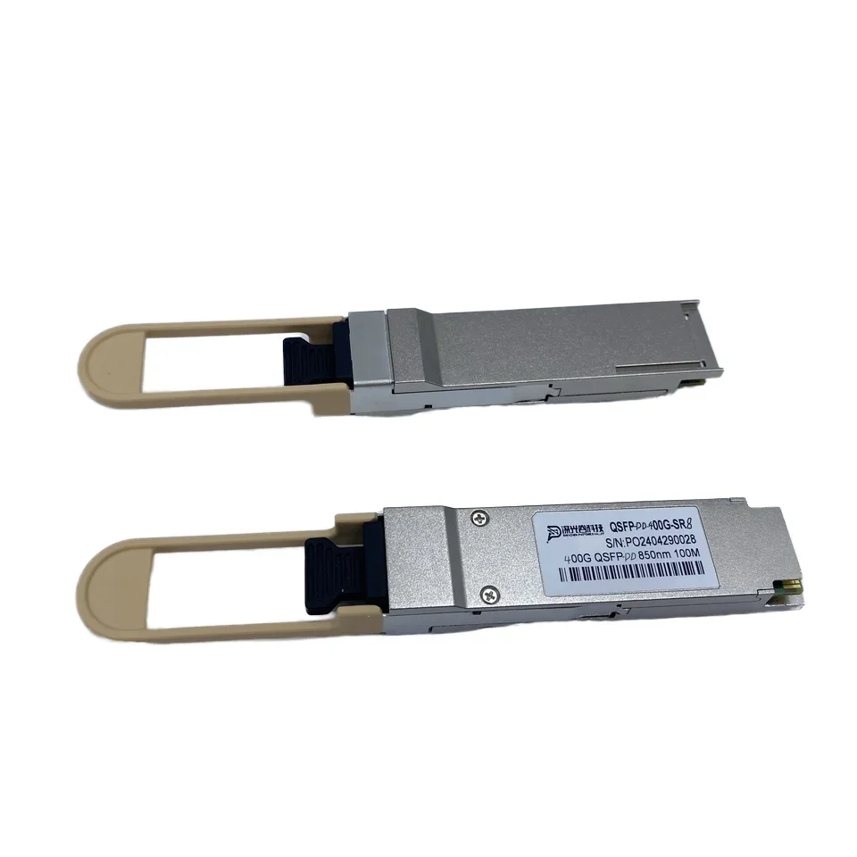 

Latest 400G QSFP-DD Optical Modules 850nm MMF SR8 70M OM3 100M OM4 DDM Fiber Optics Transceiver for WiFi 5G IP Networks