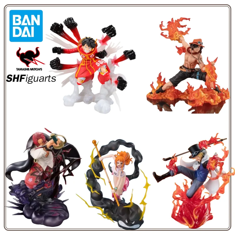

Bandai One Piece Anime Figure Figuarts ZERO Luffy Gum Hawk Nami Lightning Sabo Fire Shanks Divine Ace Bounty Action Figures Toys