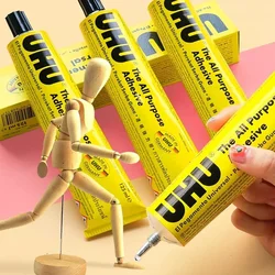 UHU German Super Glue, Cola Macia Multifuncional, para MOOD Textile Porcelain Pape, Borracha de Metal, Muito Boa Toughness