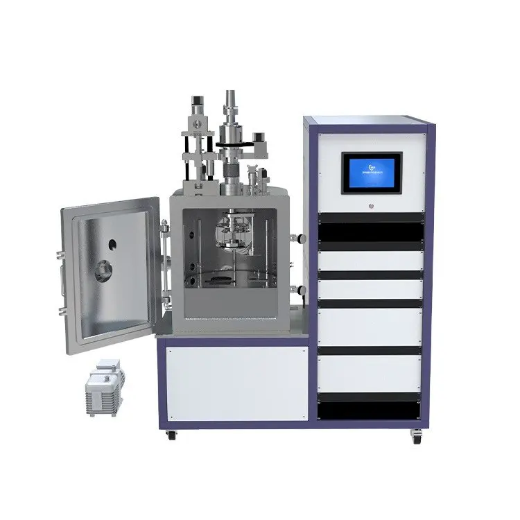 Lab Electron Beam Evaporation Coating Machine Vacuum Magnetron Sputtering Coater Instrument for SEM Sample Preparation