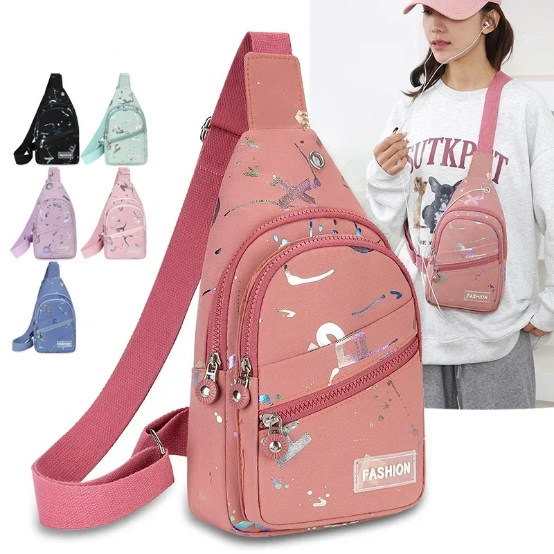 Fashion Travel Trendy Chest Bag Oxford Cloth Single Shoulder Diagonal Crossbody Small Backpack