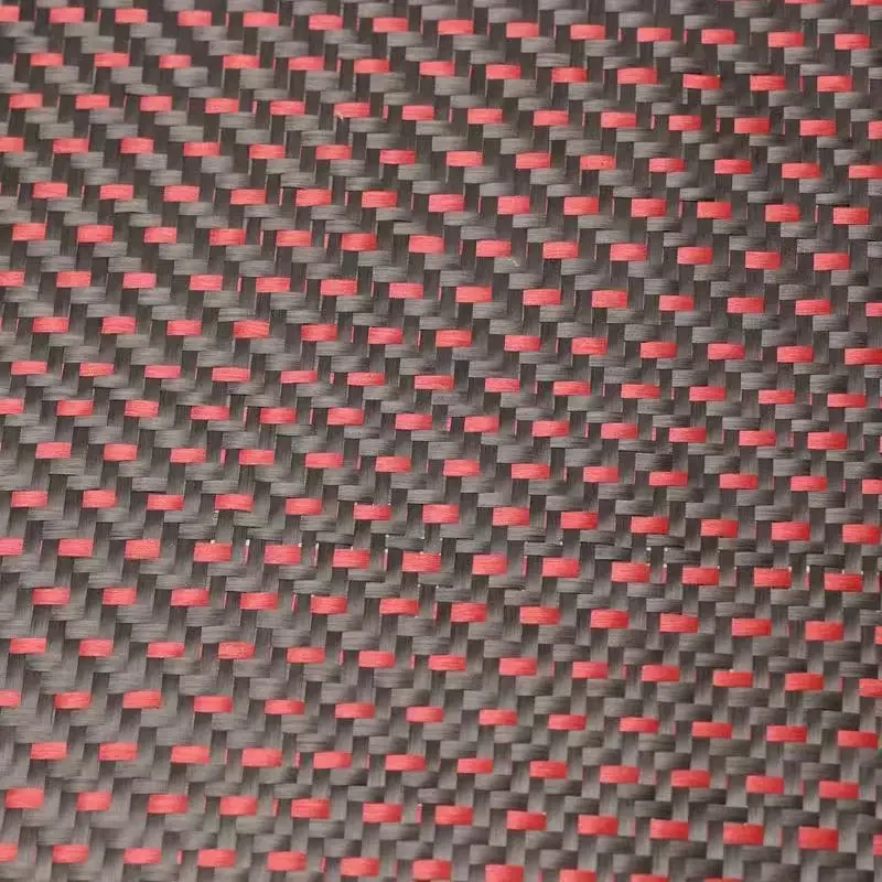 3K 200g twill woven fabric made of aramid and carbon fiber, suitable for making high-performance products with a width of 40 in
