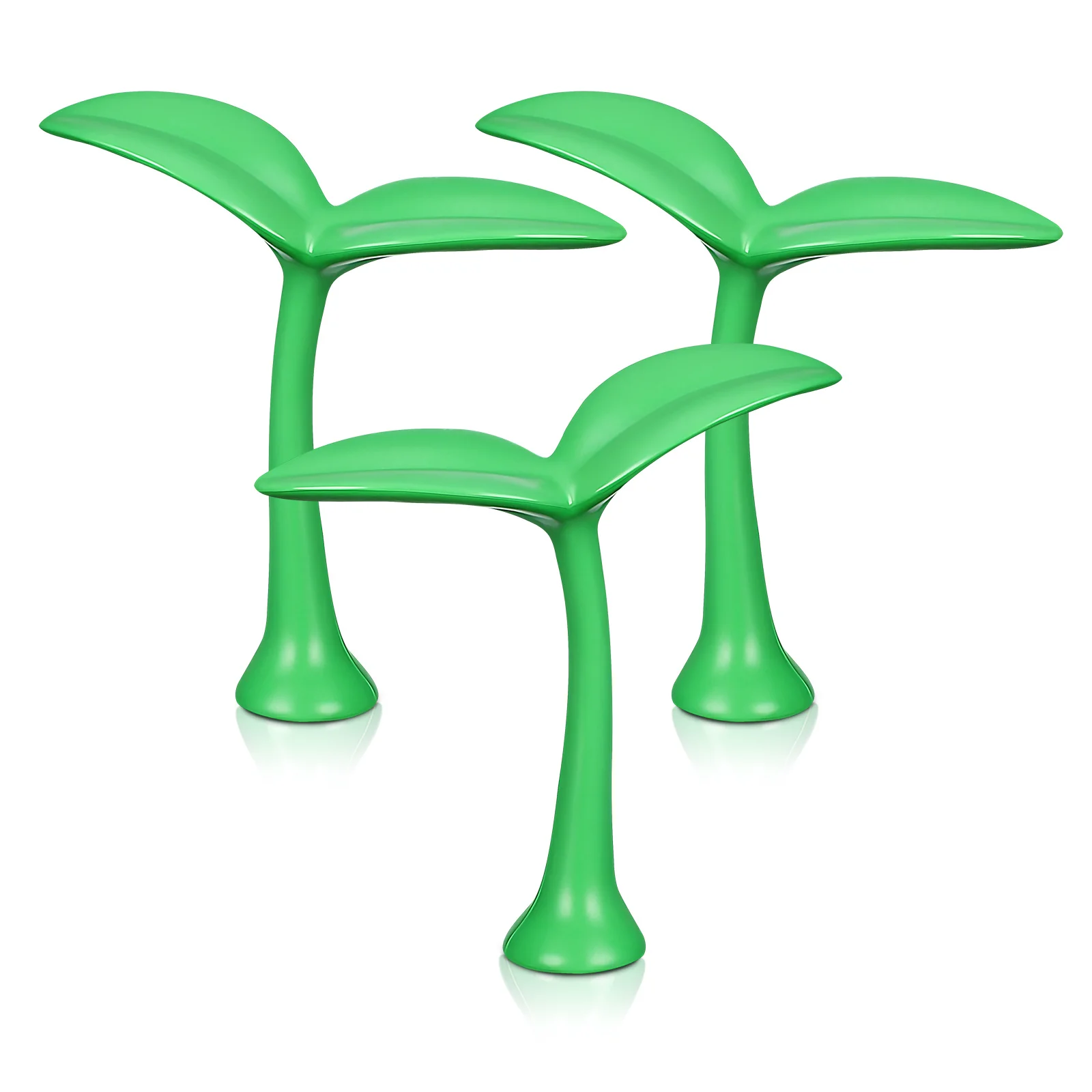 

3pcs Roof Decoration Sprout Sticker 3D Realistic Car Decal For Outside Funny Car Accessories Exterior Bumper Stickers