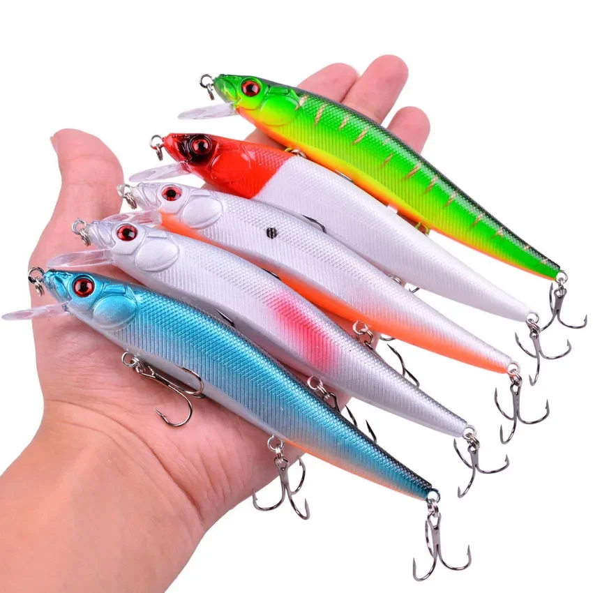 Wobbler Minnow para pesca en mar – Señuelo duro - imagen 5