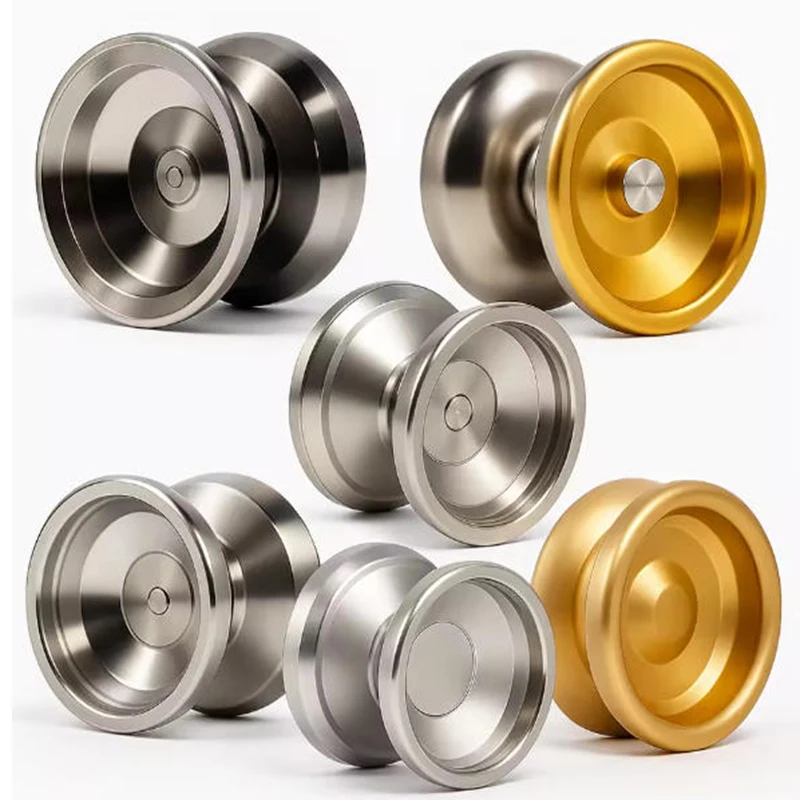 

CNC Machined Long Spin Trick Yo-Yo Custom OEM Alloy Titanium Aluminum Stainless Steel Yo-Yo Professional Product