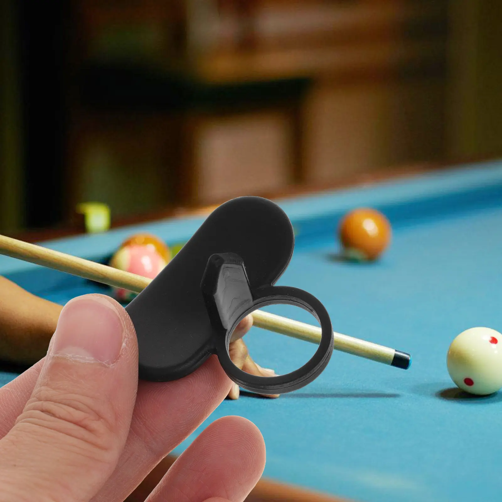 

Тренировочное кольцо для бильярдной кии для улучшения точности удара с эргономичной опорой для запястья для длительных тренировок, идеально подходит для всех.