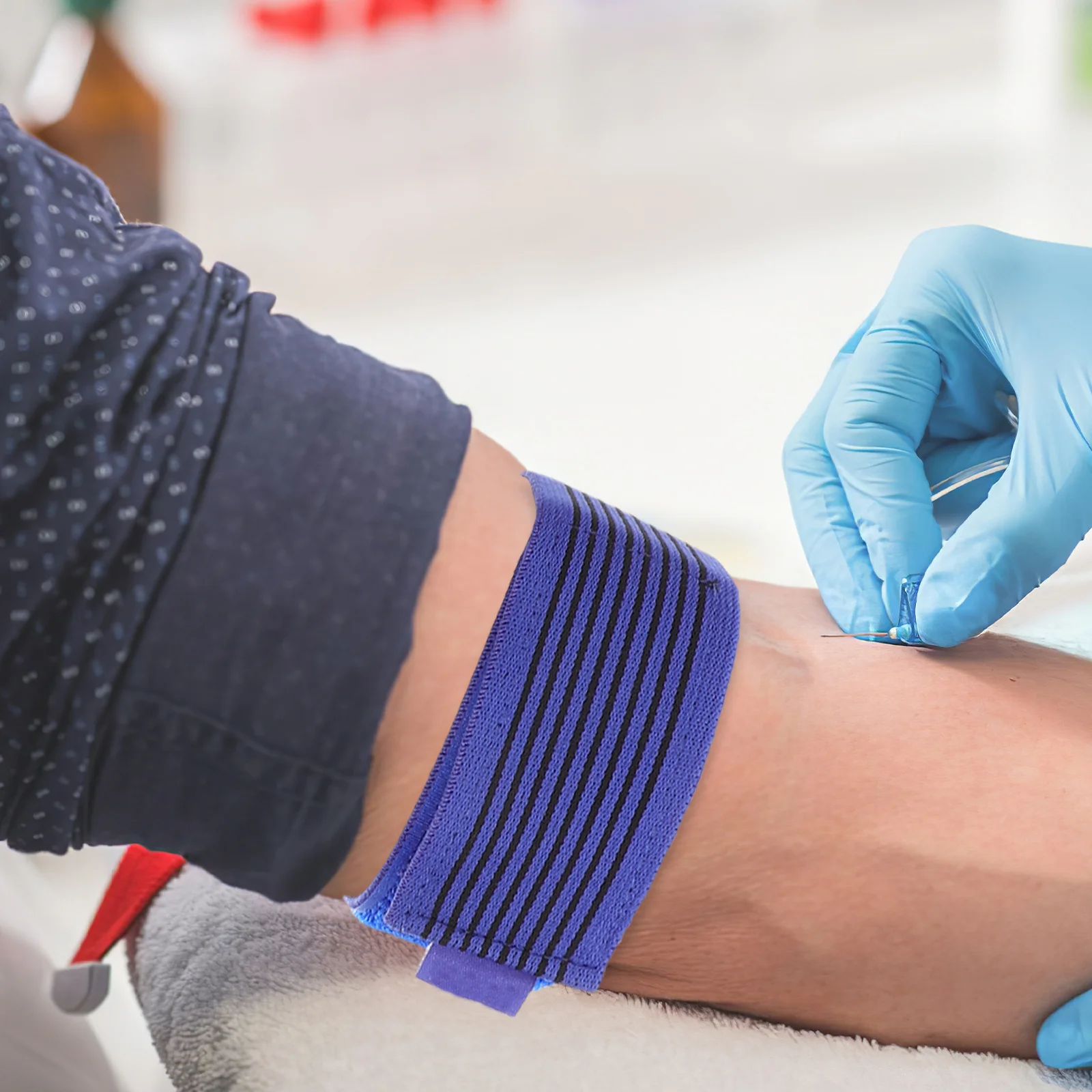 

2pcs First Aid Adjustable Emergency Tourniquet Strap For Outdoor Medical Use Portable Hemostatic Band Dialysis Tourniquet