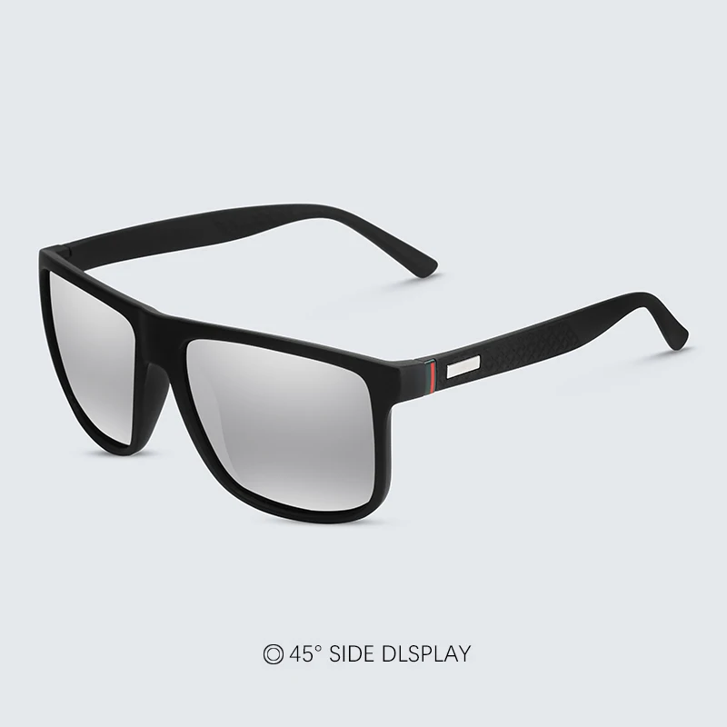 Marke Designer männer Sonnenbrille Vintage Quadrat Sonnenbrille Männer Frauen Luxus Fahren Angeln UV400 Brillen Männer – Detail 4