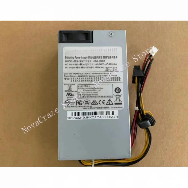 KSA-180S2 DPS-200PB-185A Блок питания 52 В 180 Вт для Hikvision DS-7608NI DS-7808N DS-7816N DS-7832N