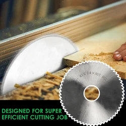 Steel Circular Saw Blade 63mm Bore Diameter  Wheel Cutting Disc For Cutting Wood Plastic Copper Fast Cutting Woodworking