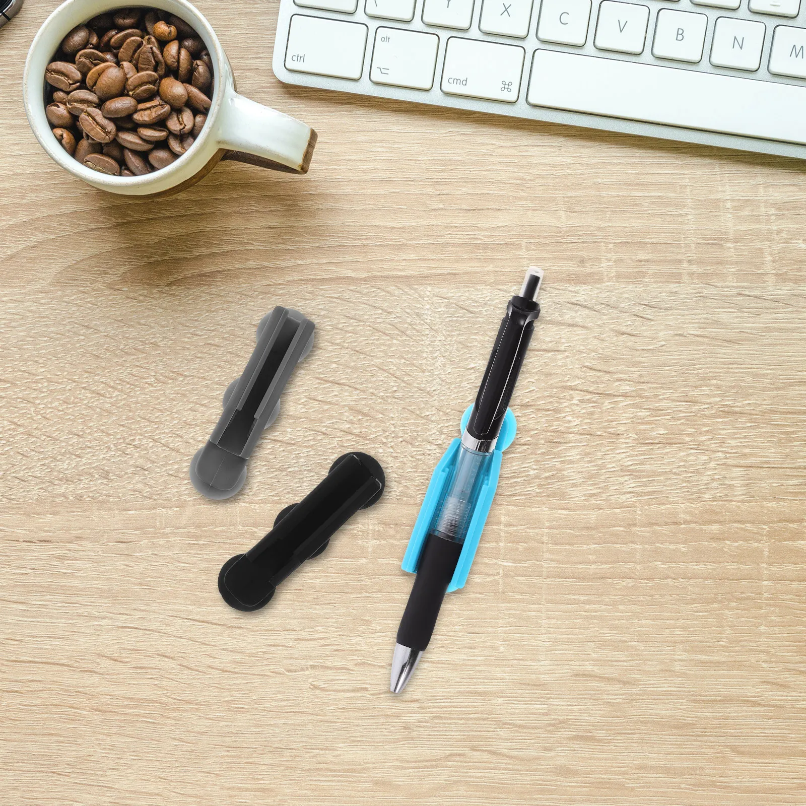 

3pcs Silicone Pencil Holder Suction Cup Pen Loop For Desk Organizer Student Classroom Office Wall Mount Portable Clip